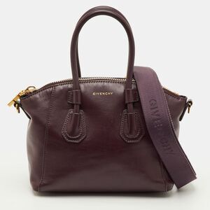 Givenchy Antigona Mini Dark Burgundy Leather Satchel